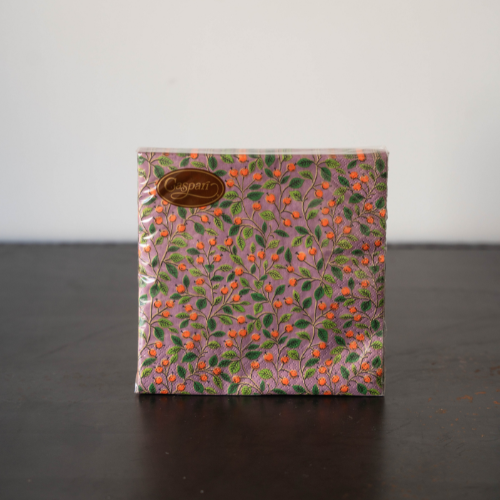 Servilletas de Cóctel de Papel Berries and Leaves