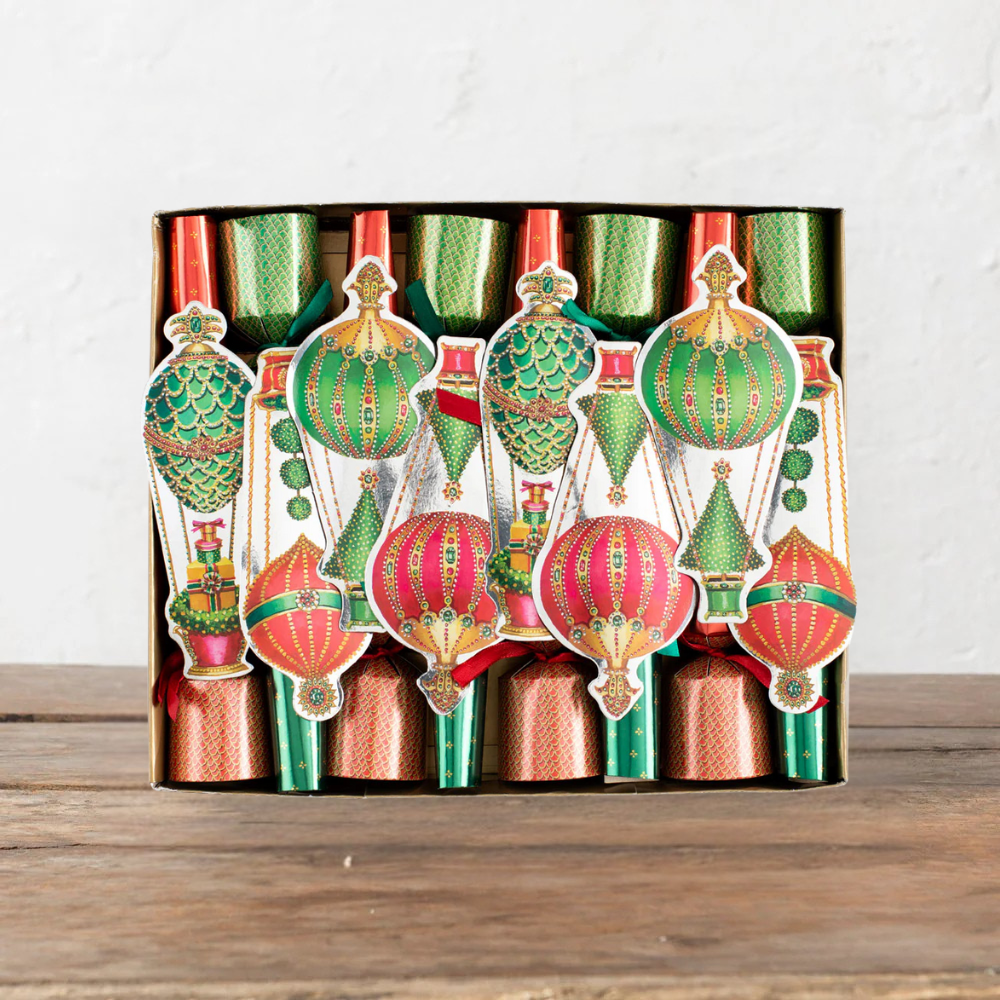 Crackers de Navidad Globo