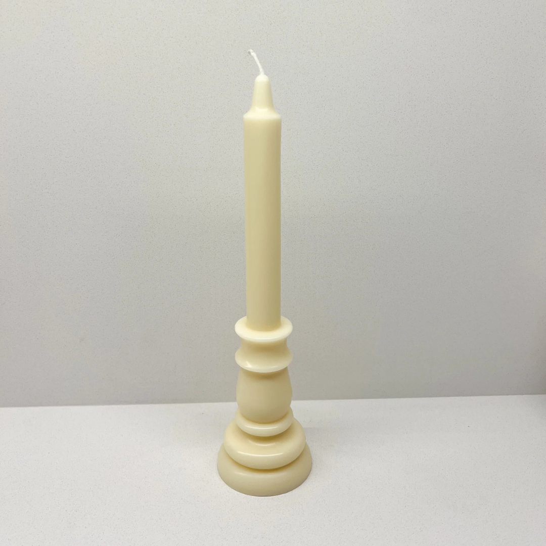 Vela Candelabro Crema