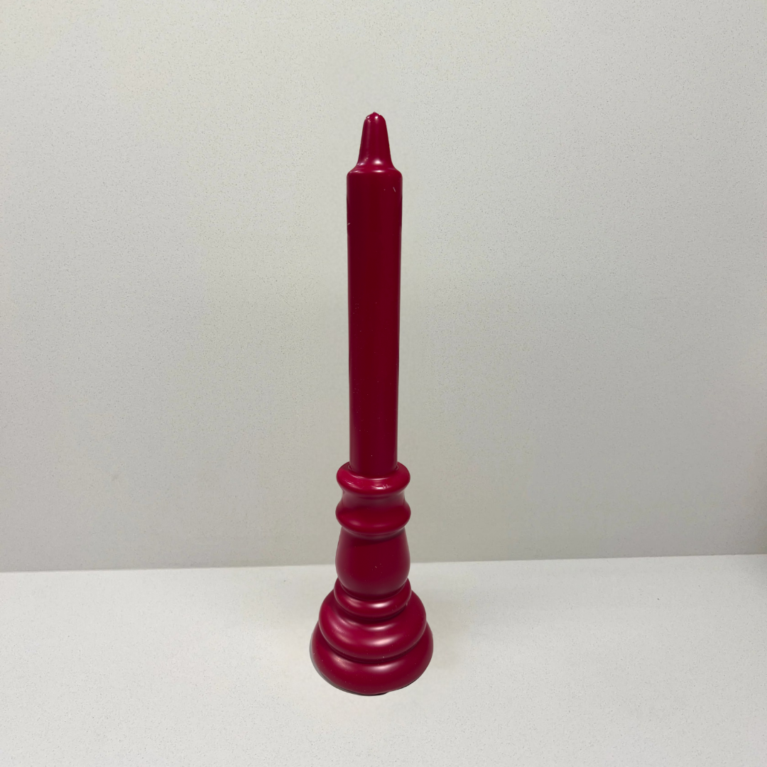 Vela Candelabro Burdeos
