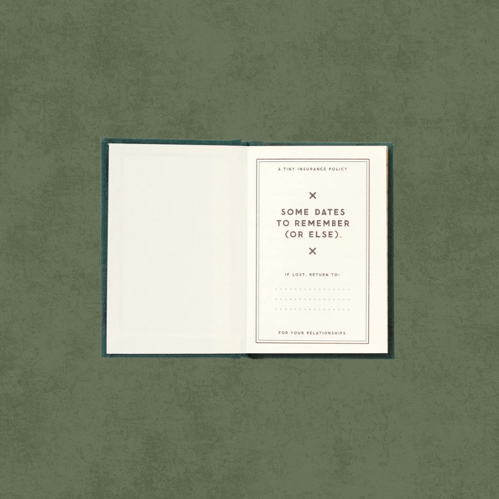 Dates People Get Mad If I Forget Tiny Diary