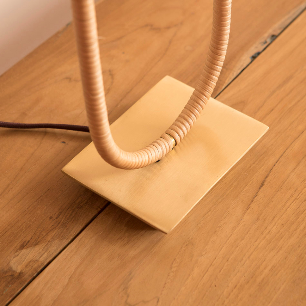 Lámpara de Mesa Shire de Ratán Natural