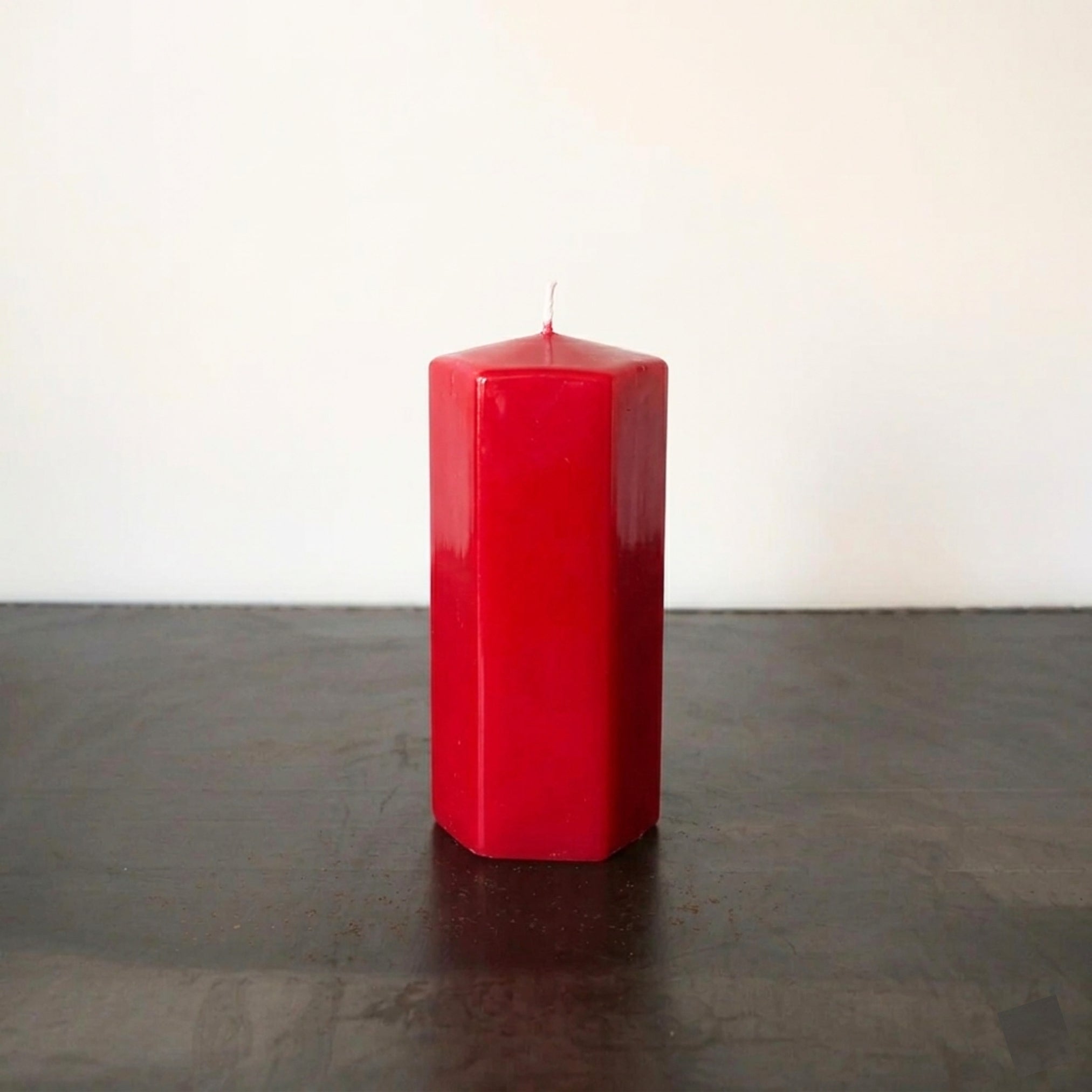 Vela Hexágono Rojo M