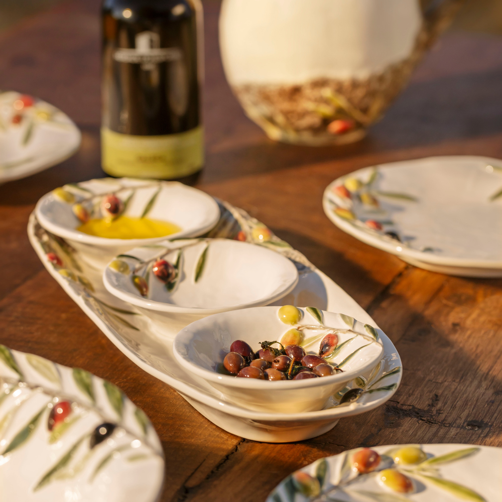 Conjunto Fuente + 3 Tazas Olival