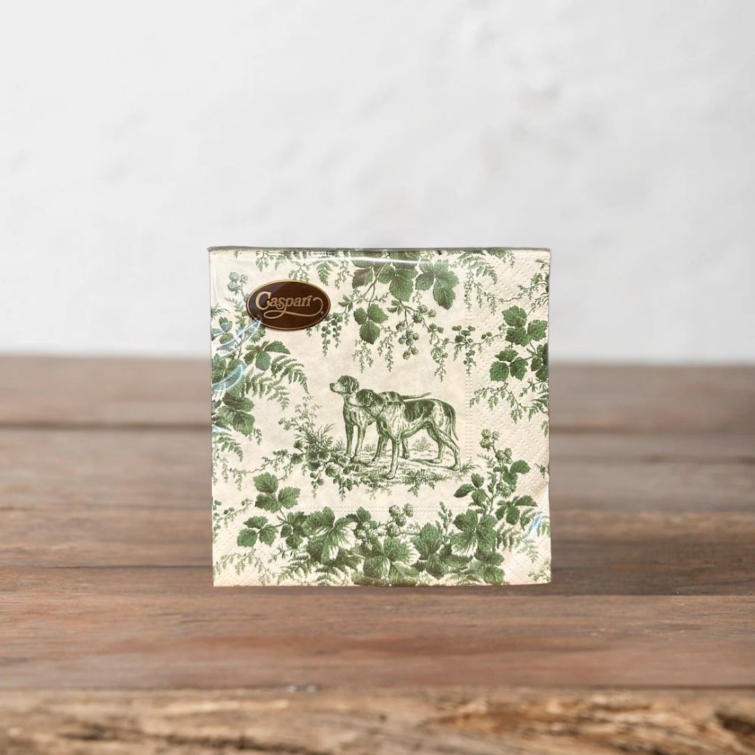 Evergreen Hunting Paper Cocktail Napkins
