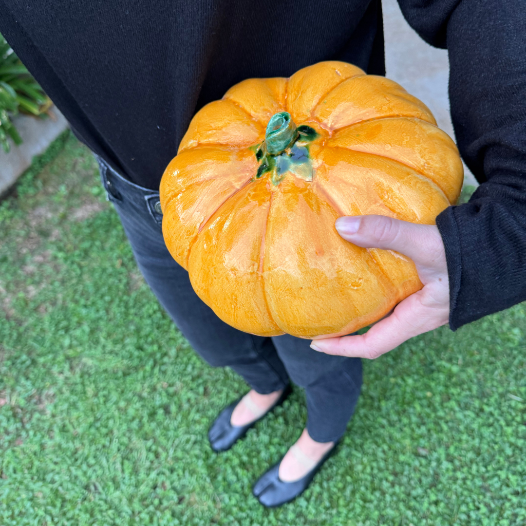 Calabaza Grande de Cerámica