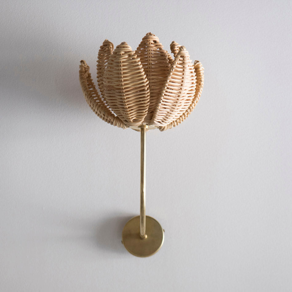 Aplique de Ratán Flor