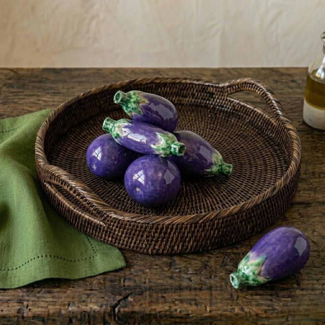 Ceramic Eggplant