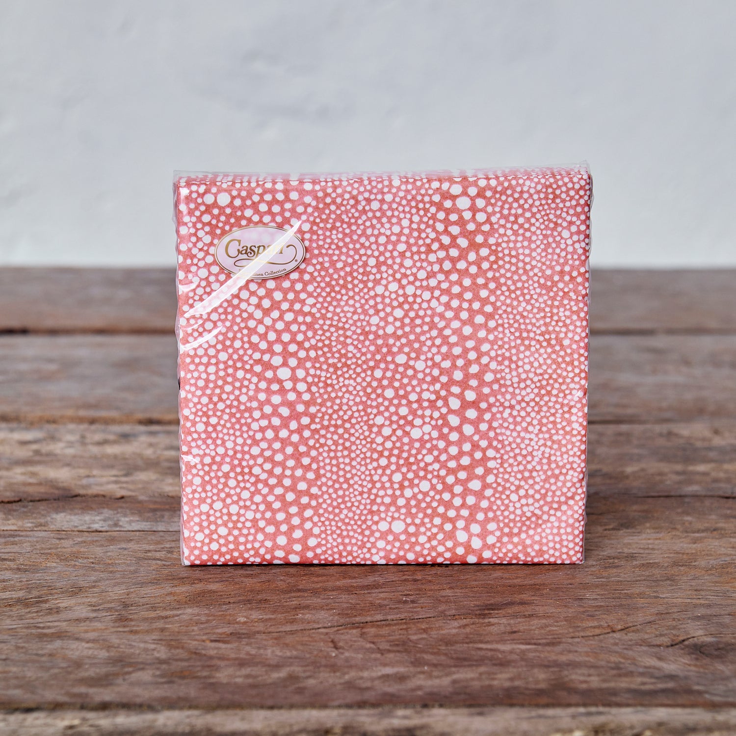Coral Pebble Paper Dinner Napkins