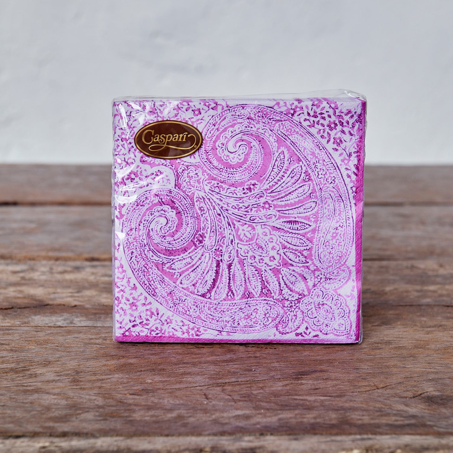 Servilletas de Comida de Papel Raspberry Paisley