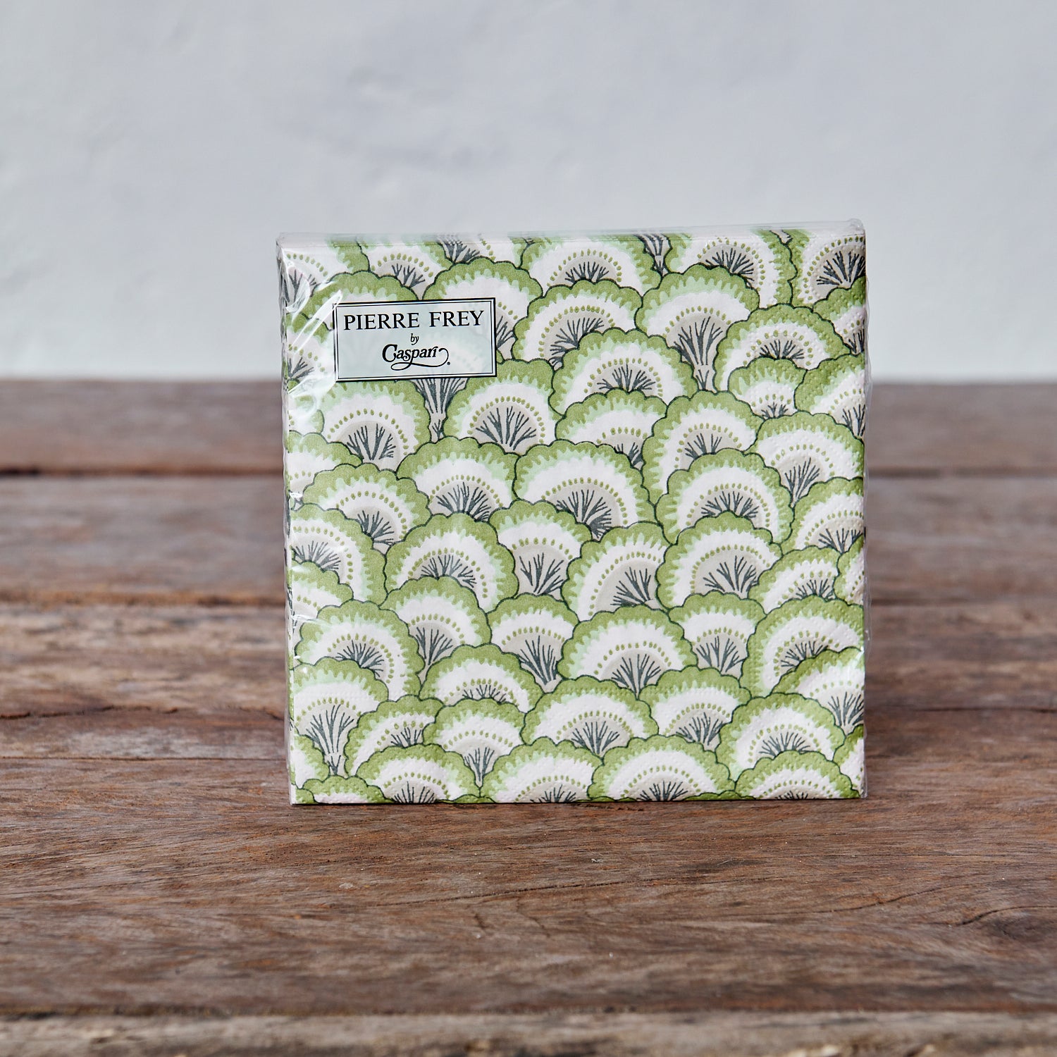 Servilletas de Comida de Papel Scallop Verde