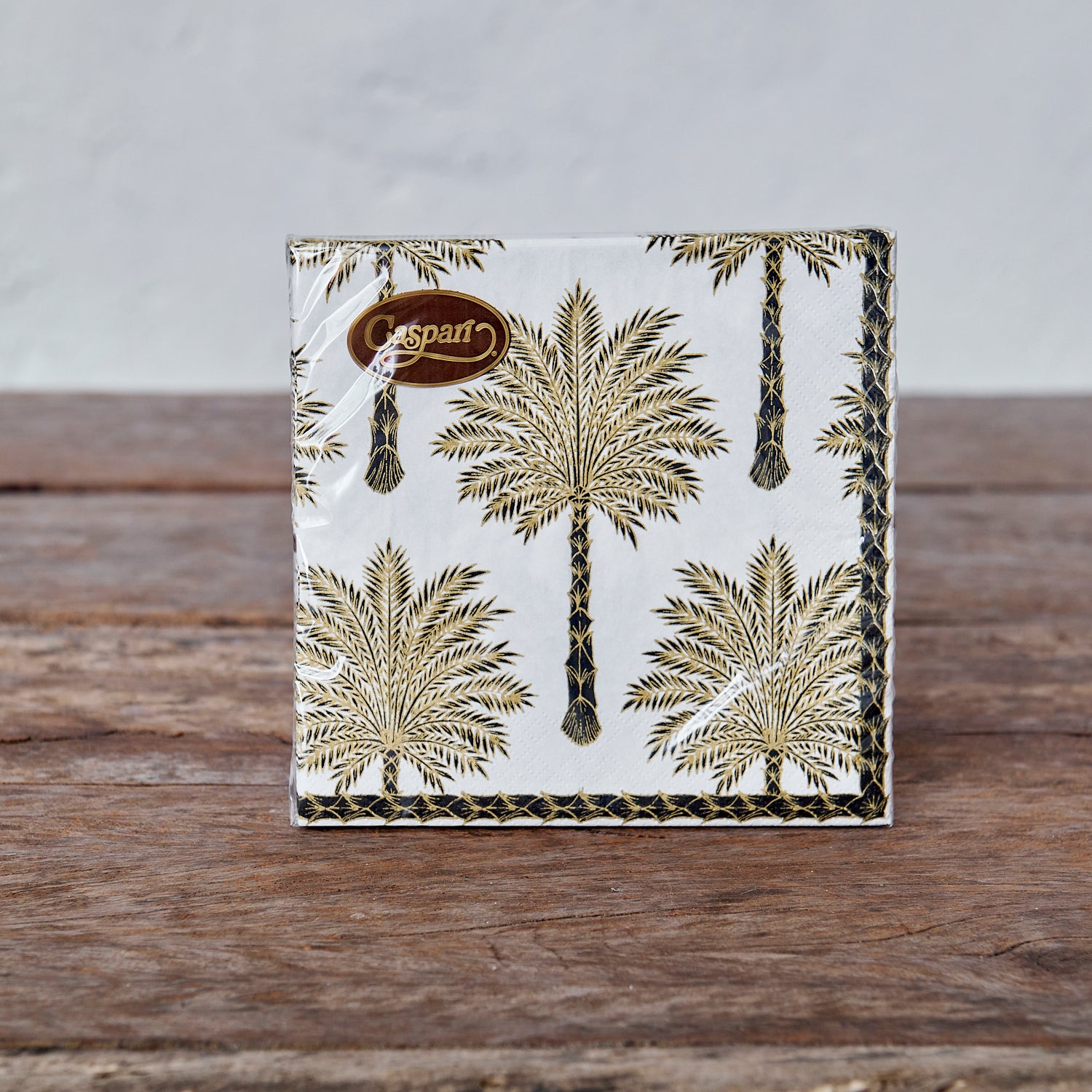 Black Palm Trees Paper Lunch Napkins