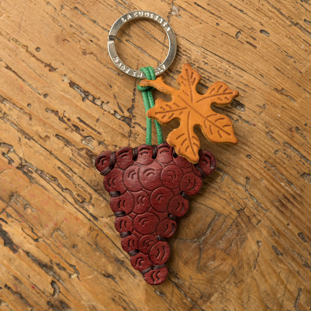 Llavero Cuero Uvas