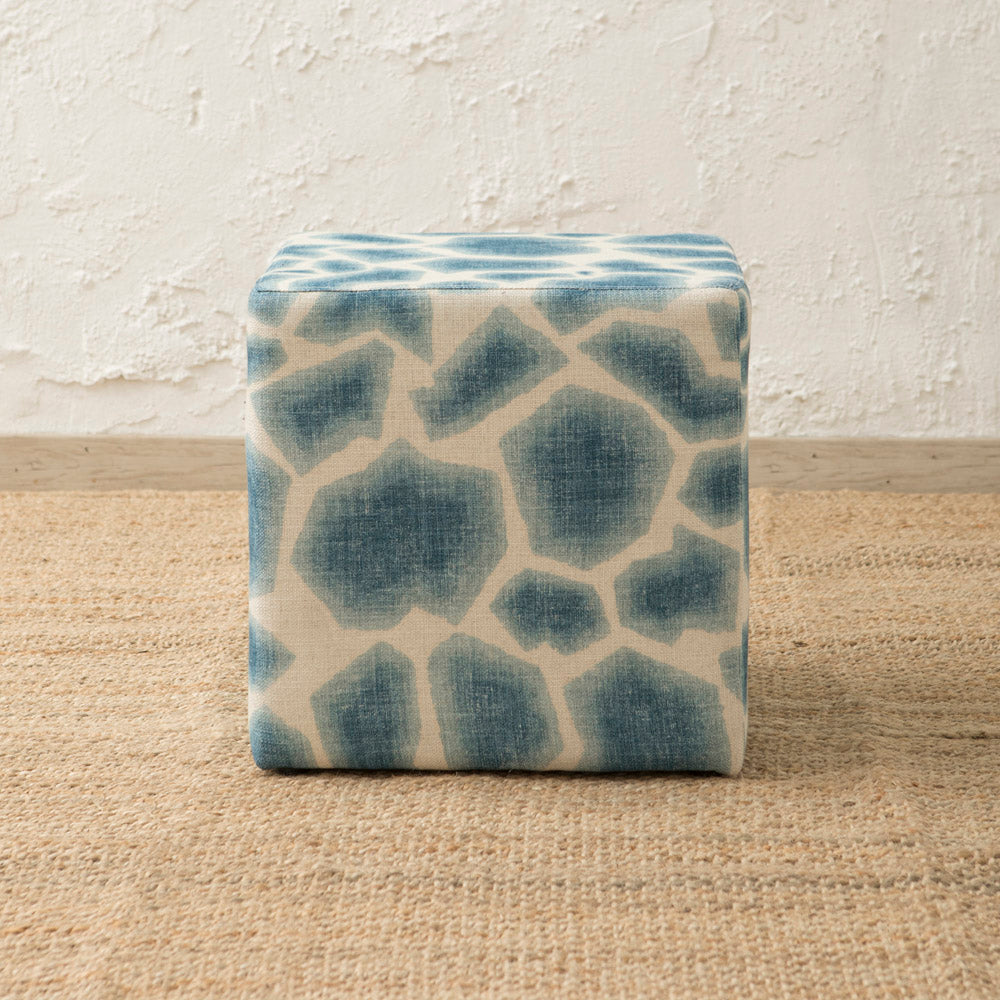 Llanes Calobra Blue Pouf