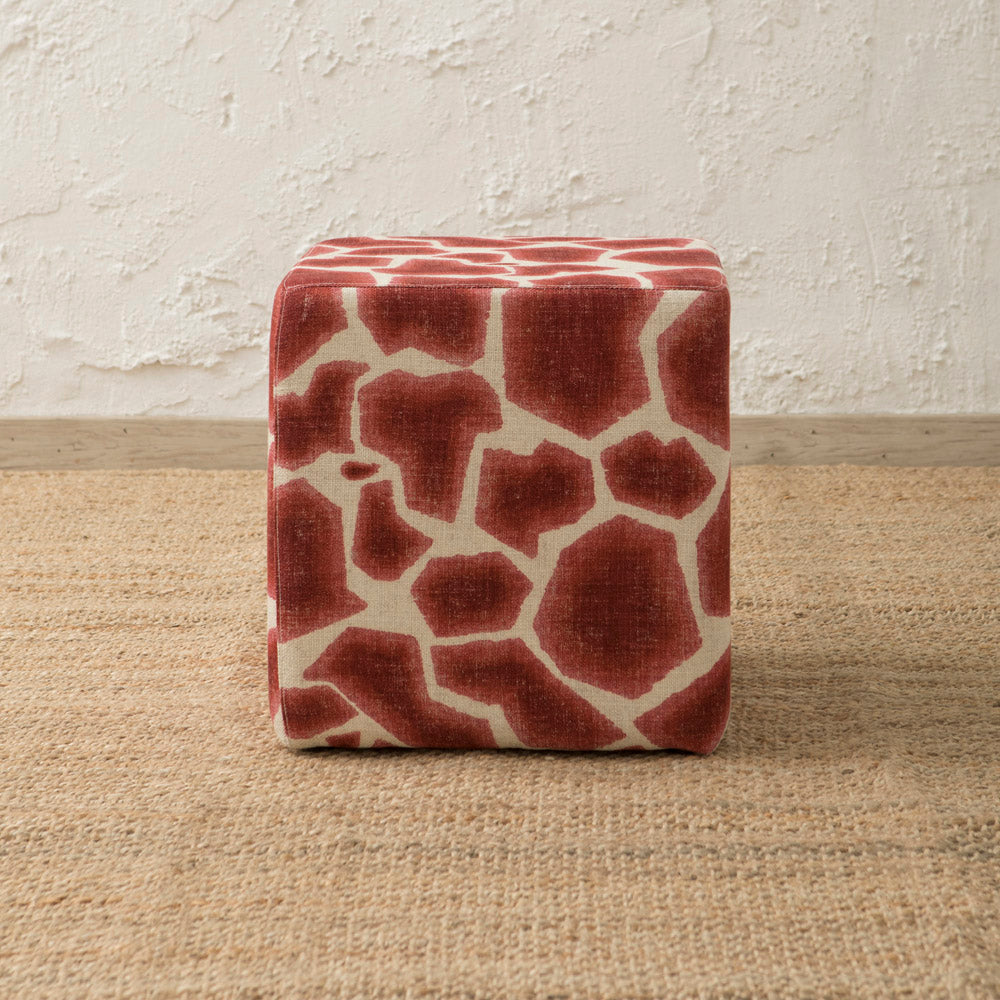 Llanes Calobra Red Pouf