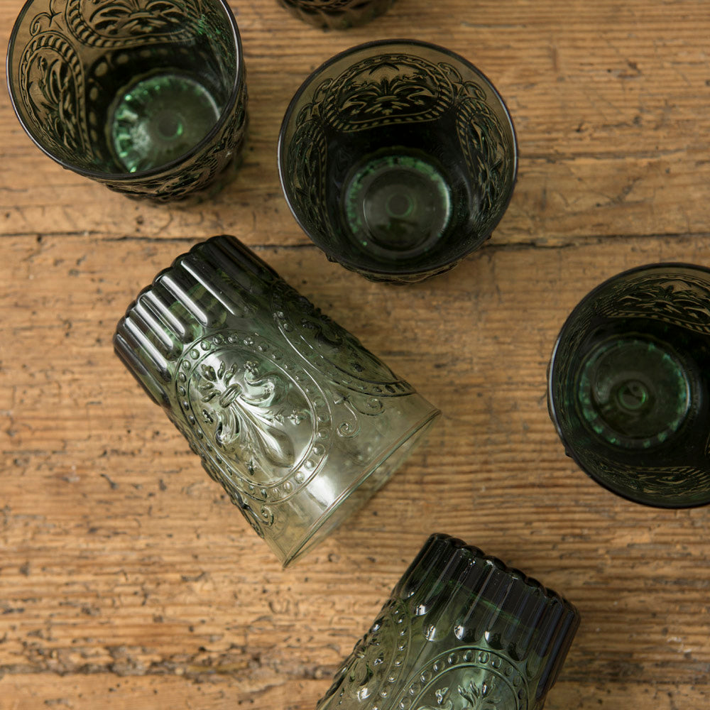 Set 6 Vasos Fleur de Lys Azul M