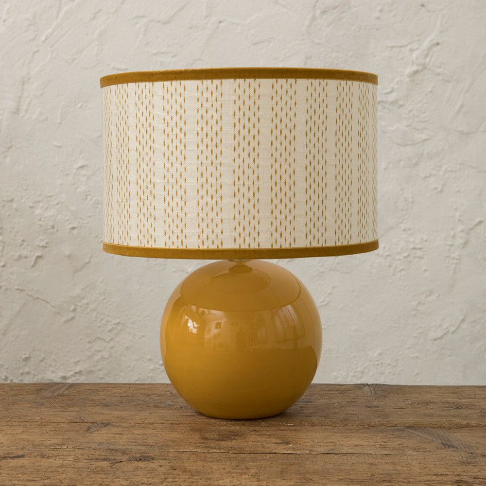 Pantalla Ikat Stripe Mostaza