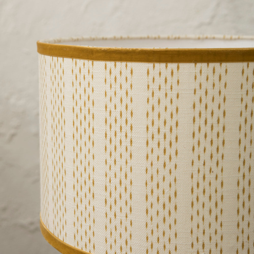 Pantalla Ikat Stripe Mostaza