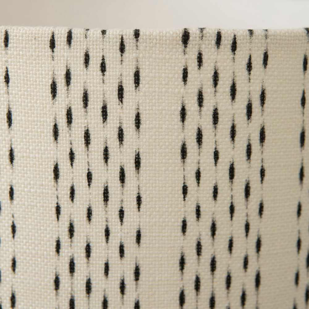 Pantalla Ikat Stripe Negro