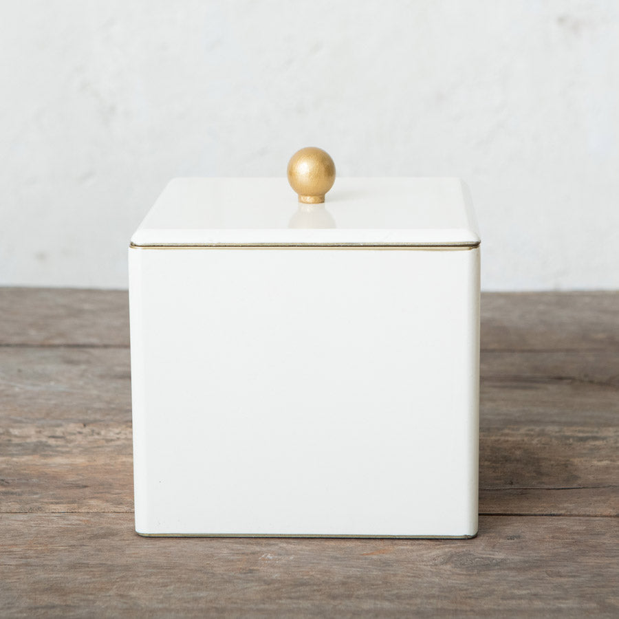 Orange Lacquered Ice Bucket