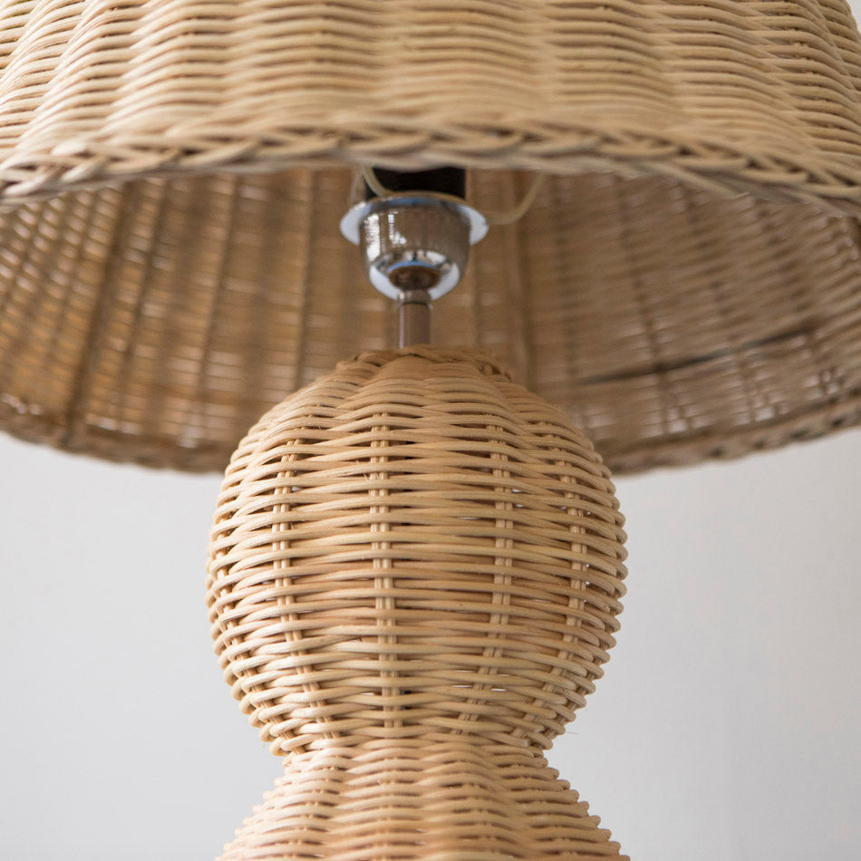 Ziggy Rattan Table Lamp