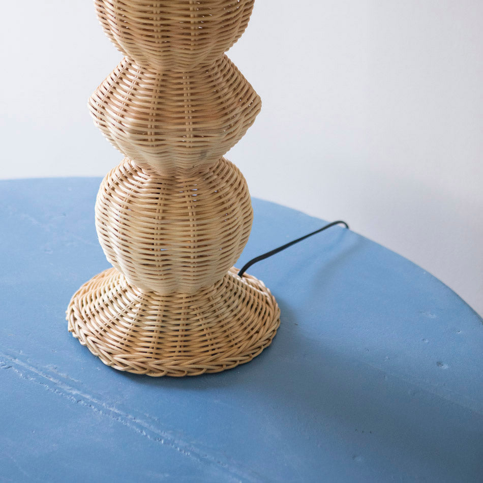 Ziggy Rattan Table Lamp