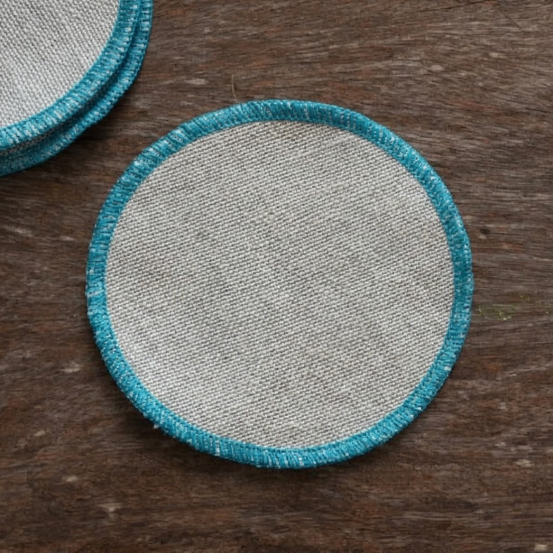 Set 12 Paneritas - Beige / Turquesa