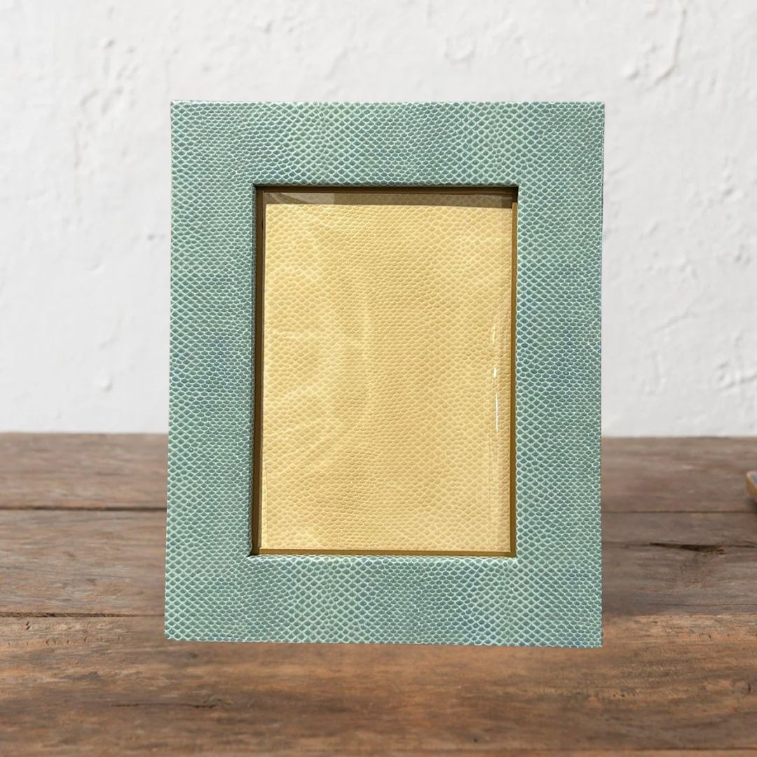 Large Blue Snake Foot Photo Frame