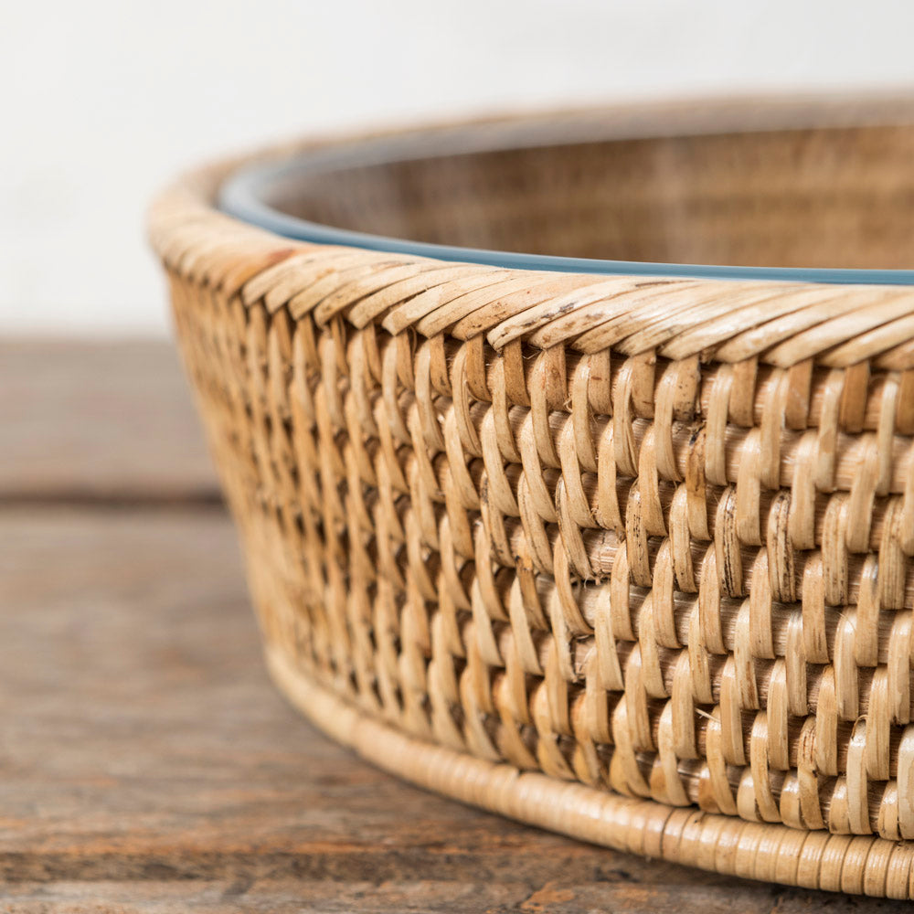 Pyrex Redonda Ratán Claro