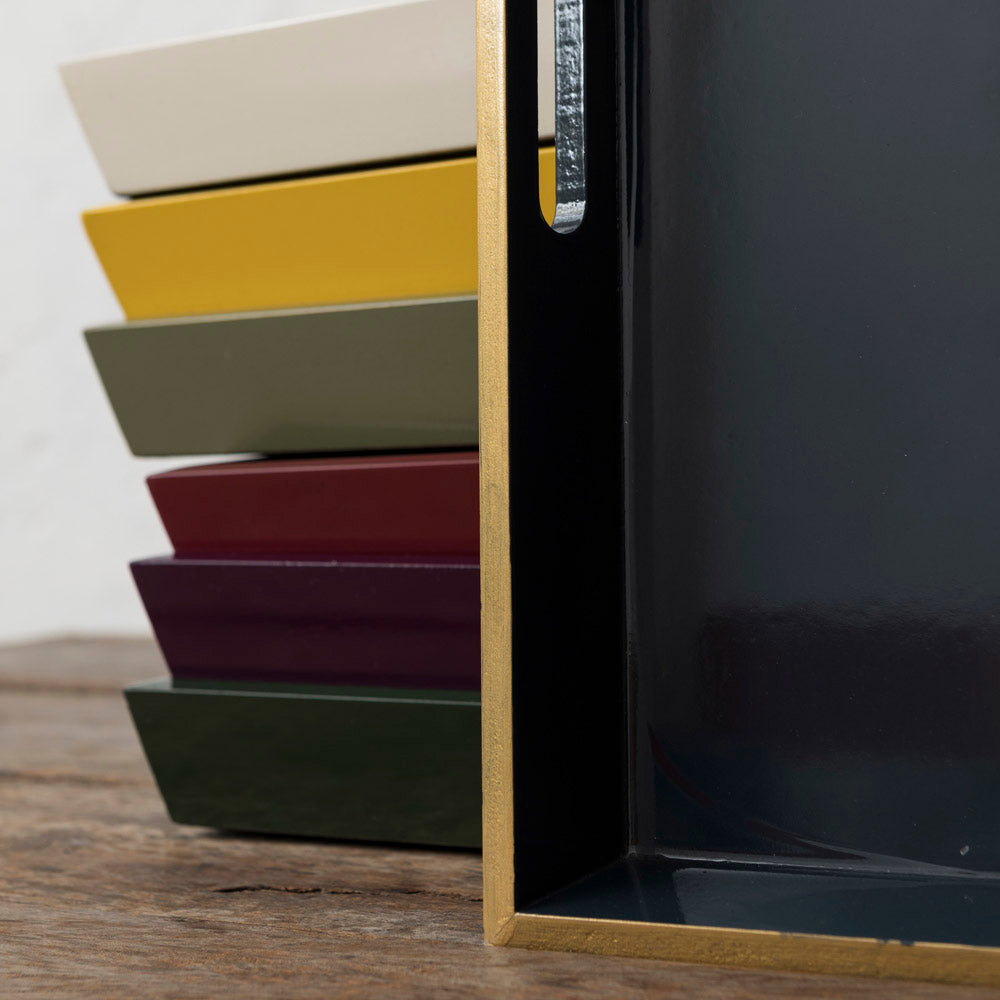 Eggplant Lacquered Tray