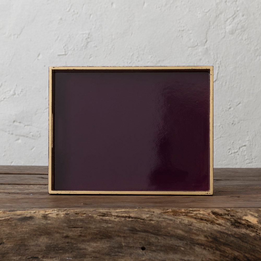 Stone Green Lacquered Asia Tray