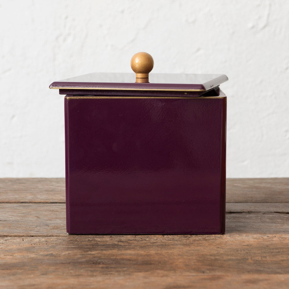 Eggplant Lacquered Ice Bucket