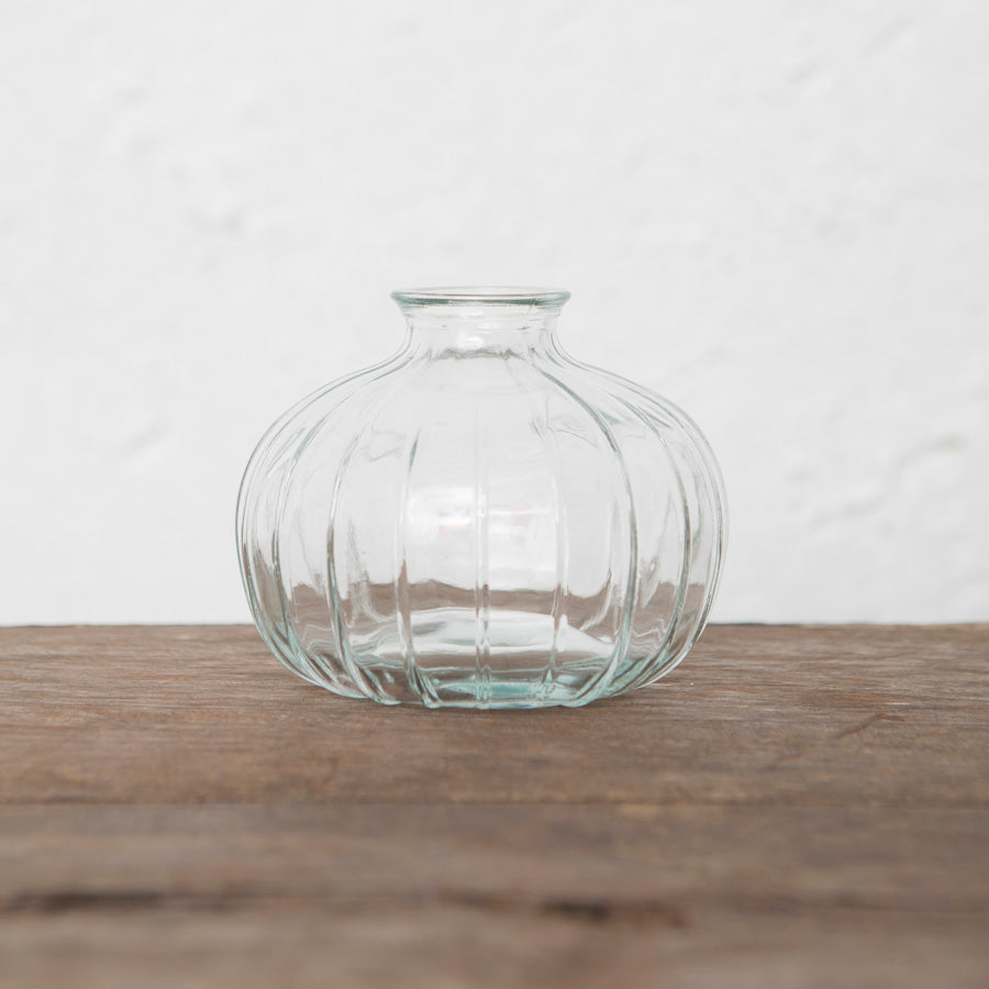 Transparent Petit Potiron Candlestick/Vase
