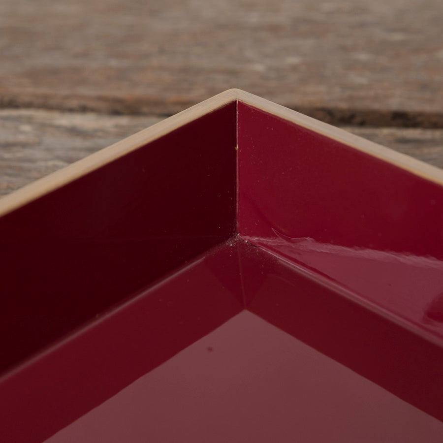 Bordeaux Lacquered Tray