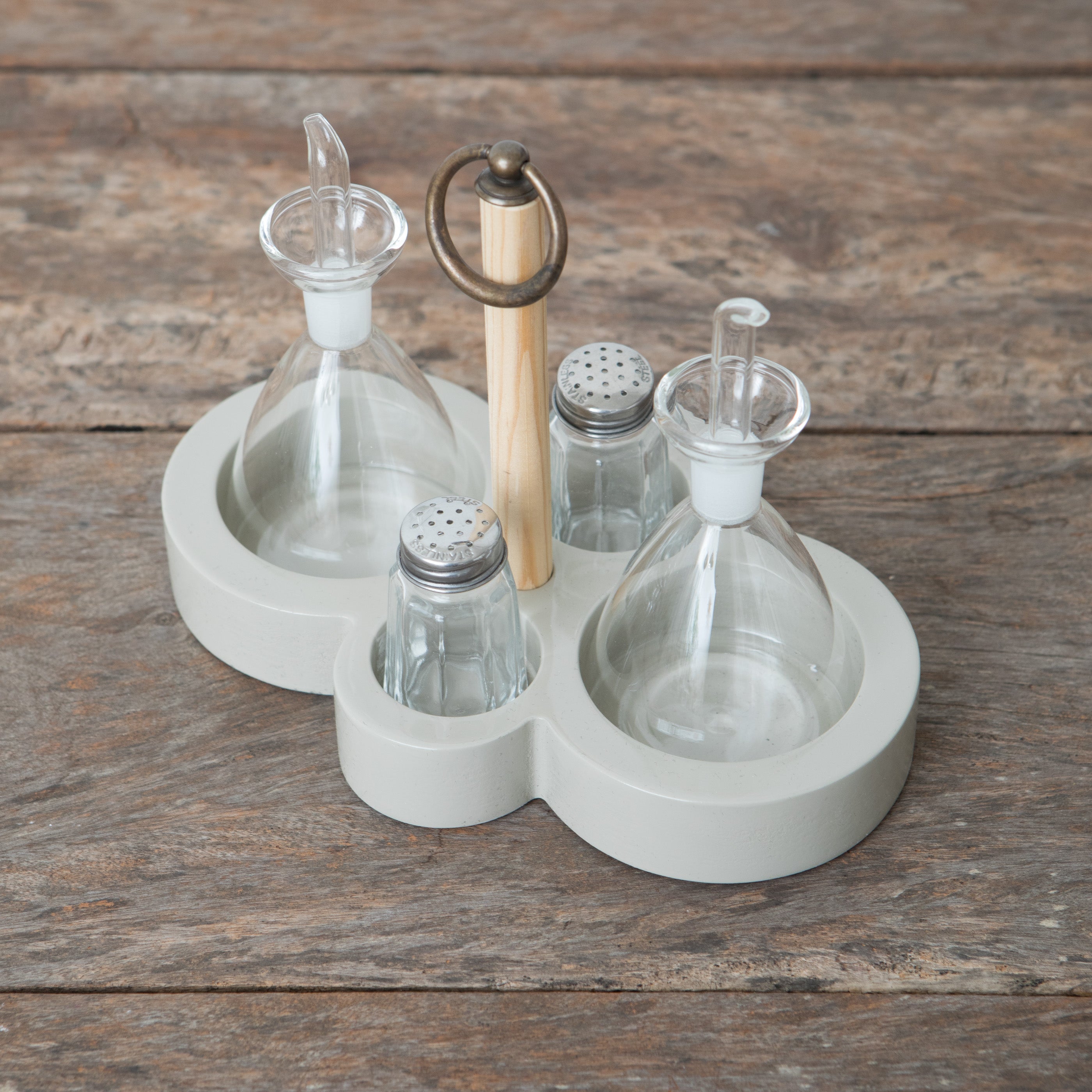 Grey Cruet Set
