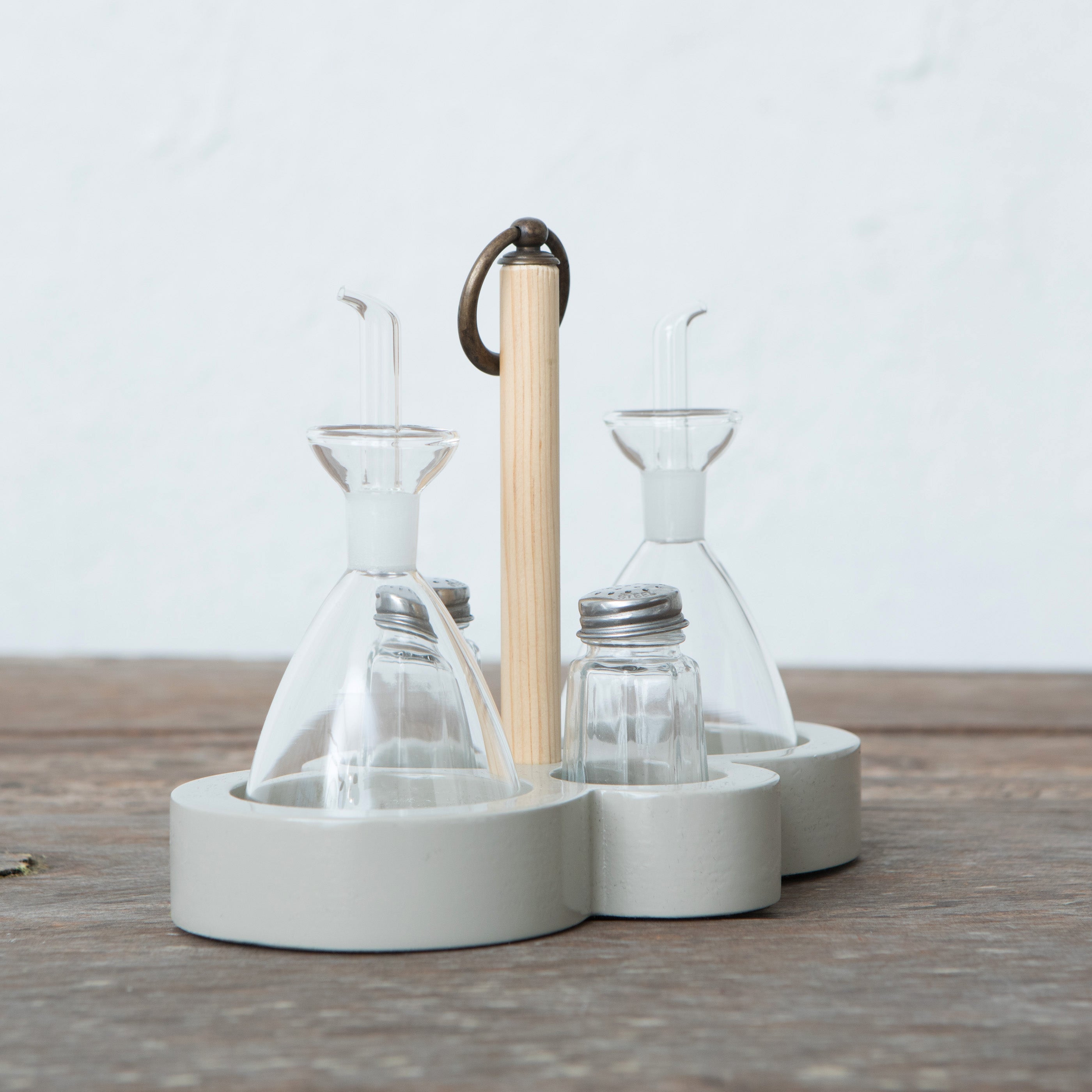 Grey Cruet Set