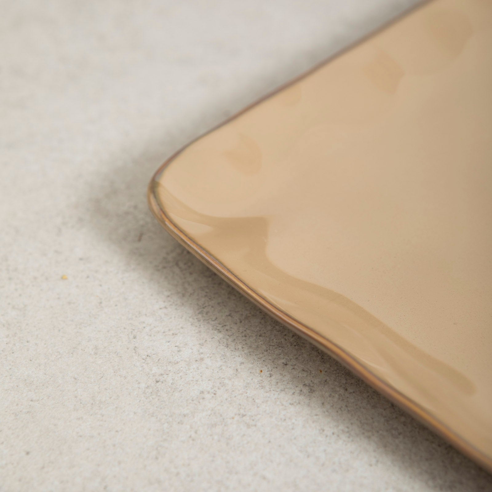 Bandeja de Porcelana Beige