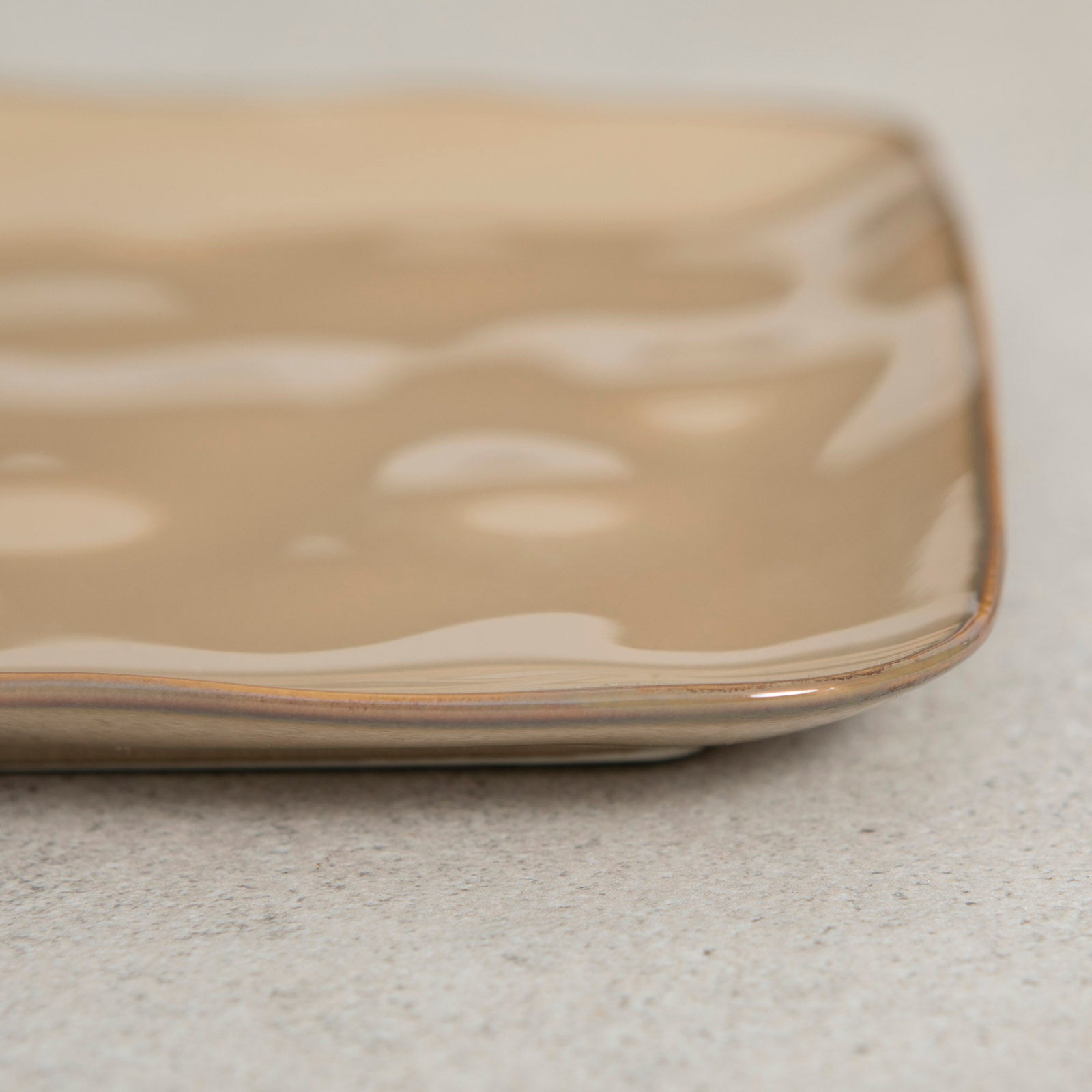 Bandeja de Porcelana Beige