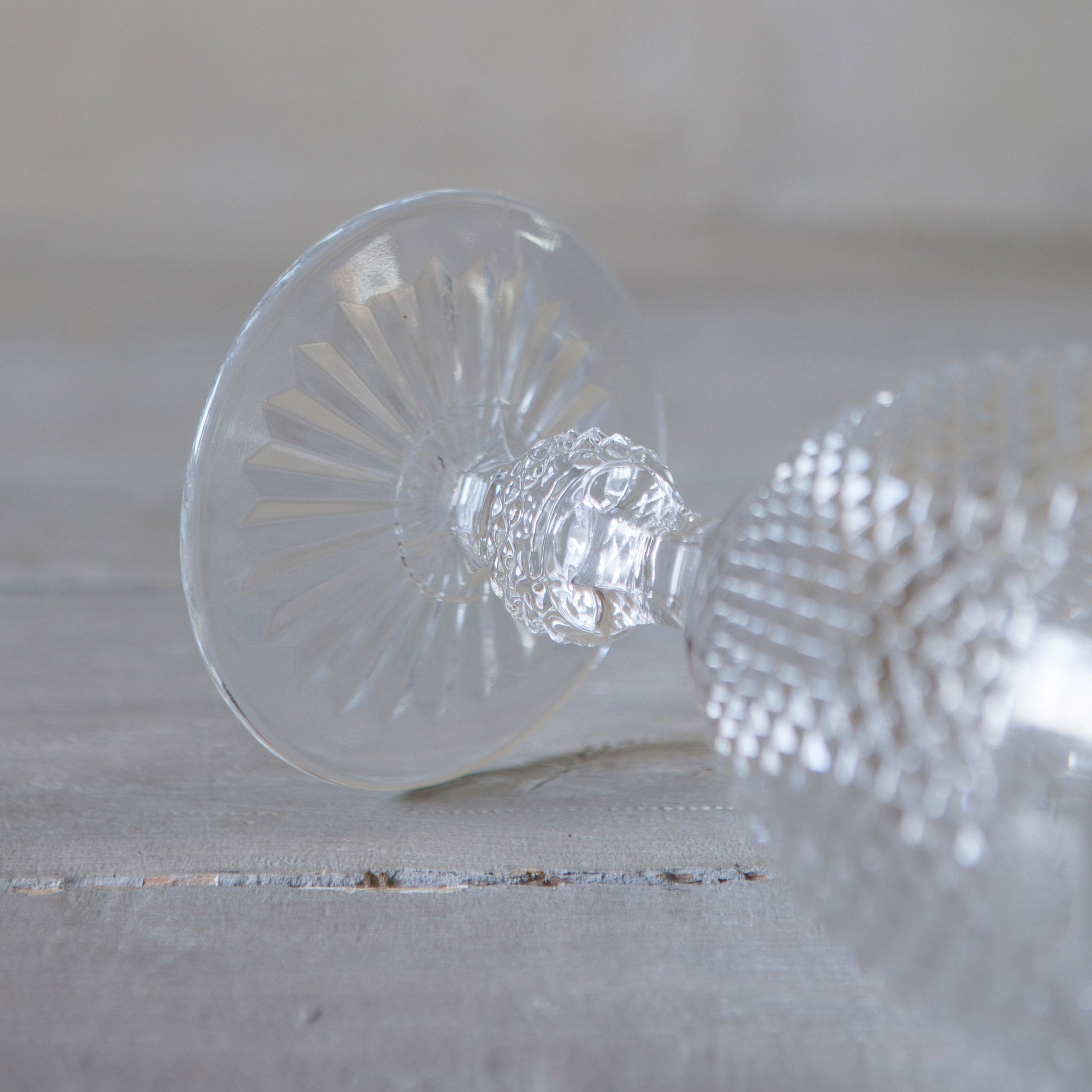Set 6 Copas Diamond Transparente L