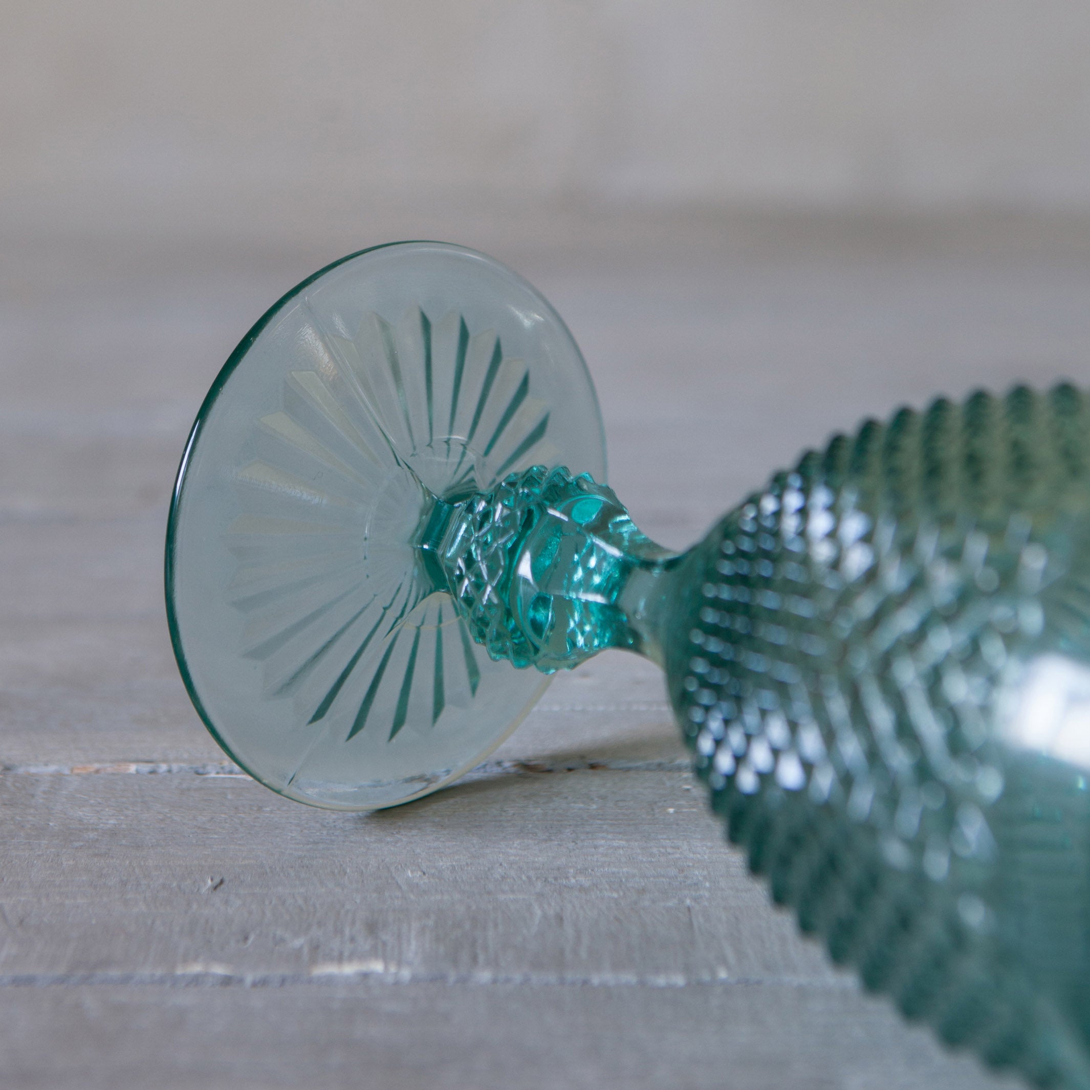 Set 6 Copas Diamond Turquesa M