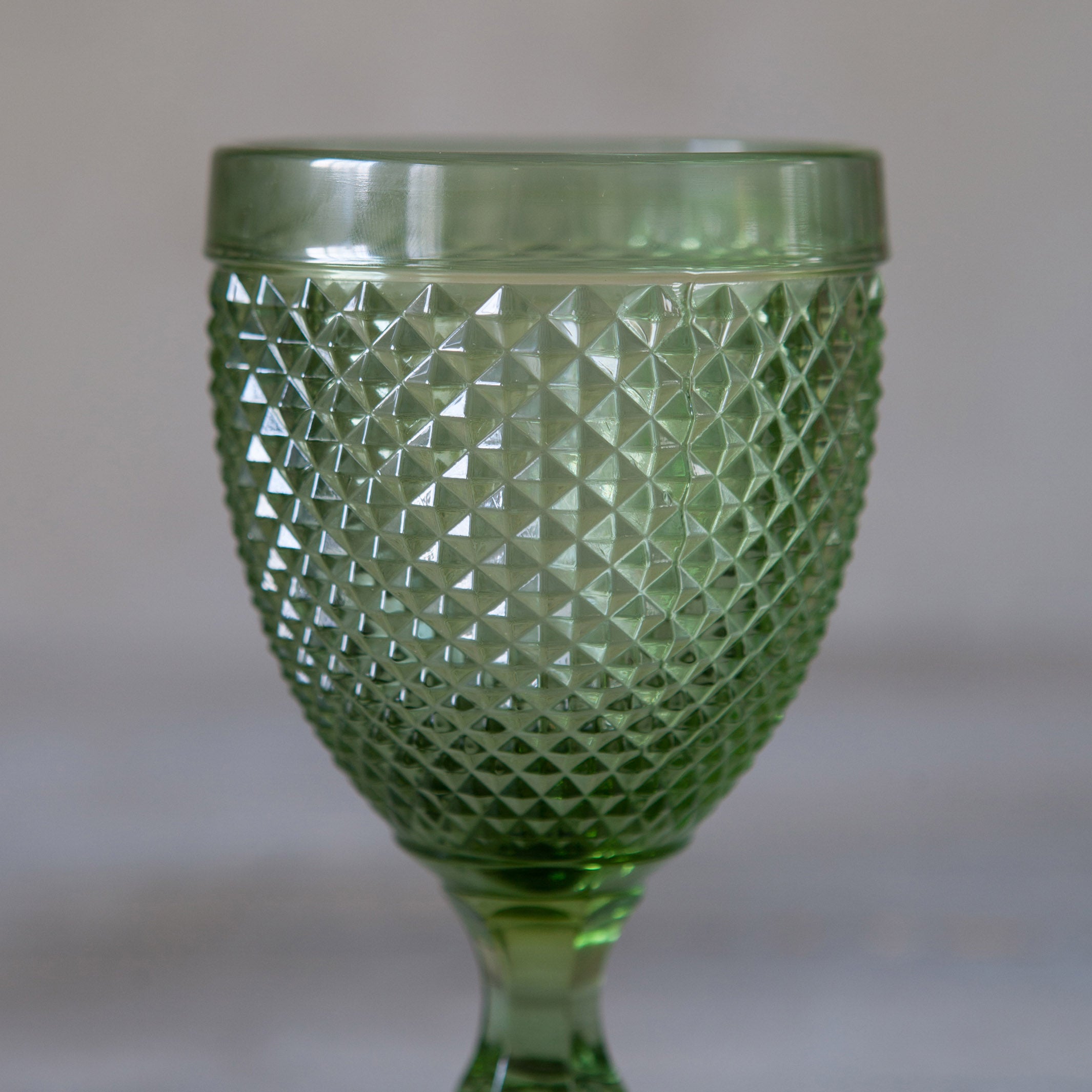 Set 6 Copas Diamond Verde M