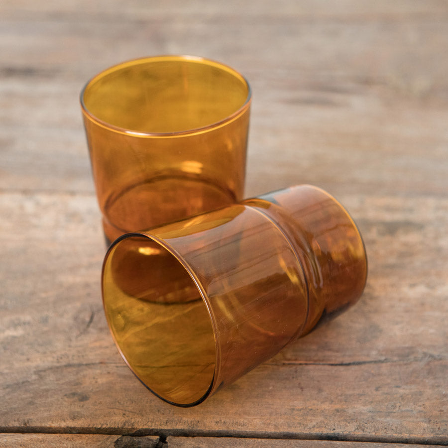 Vaso Ámbar de Borosilicato