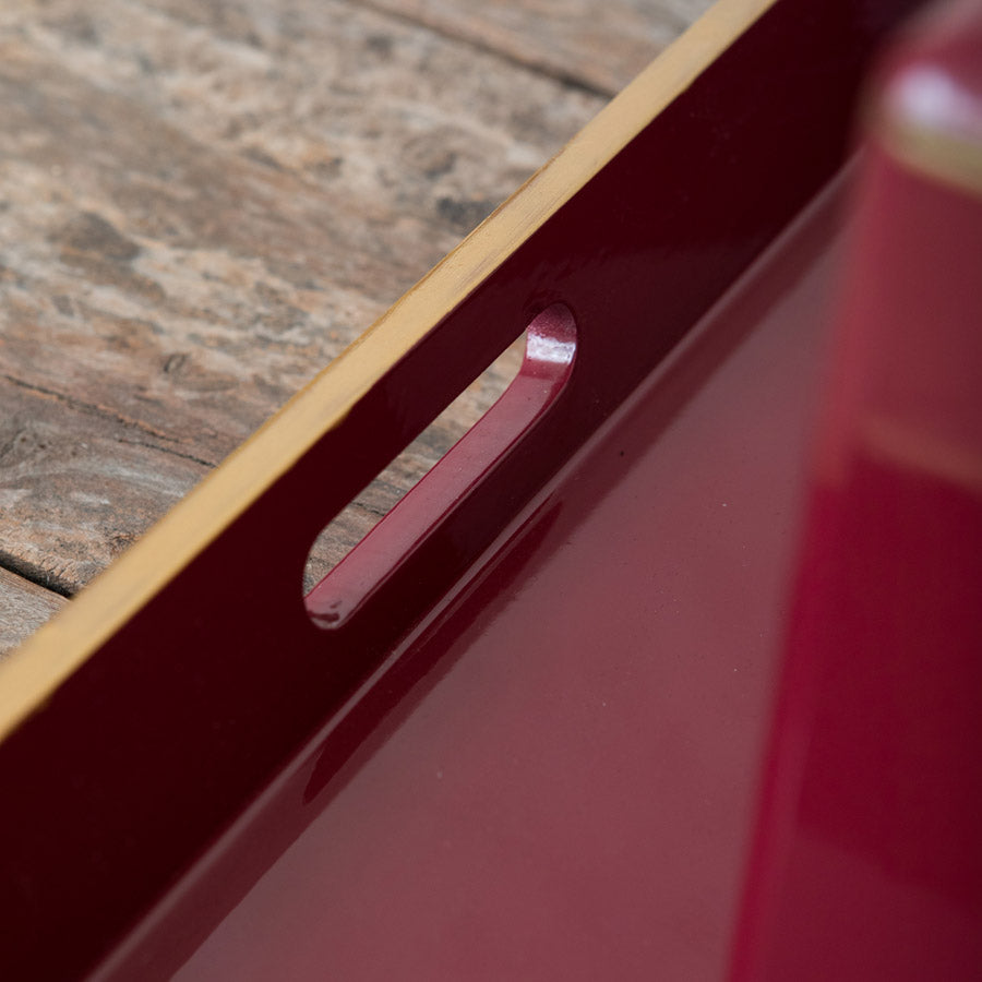 Lacquered Set - Bordeaux
