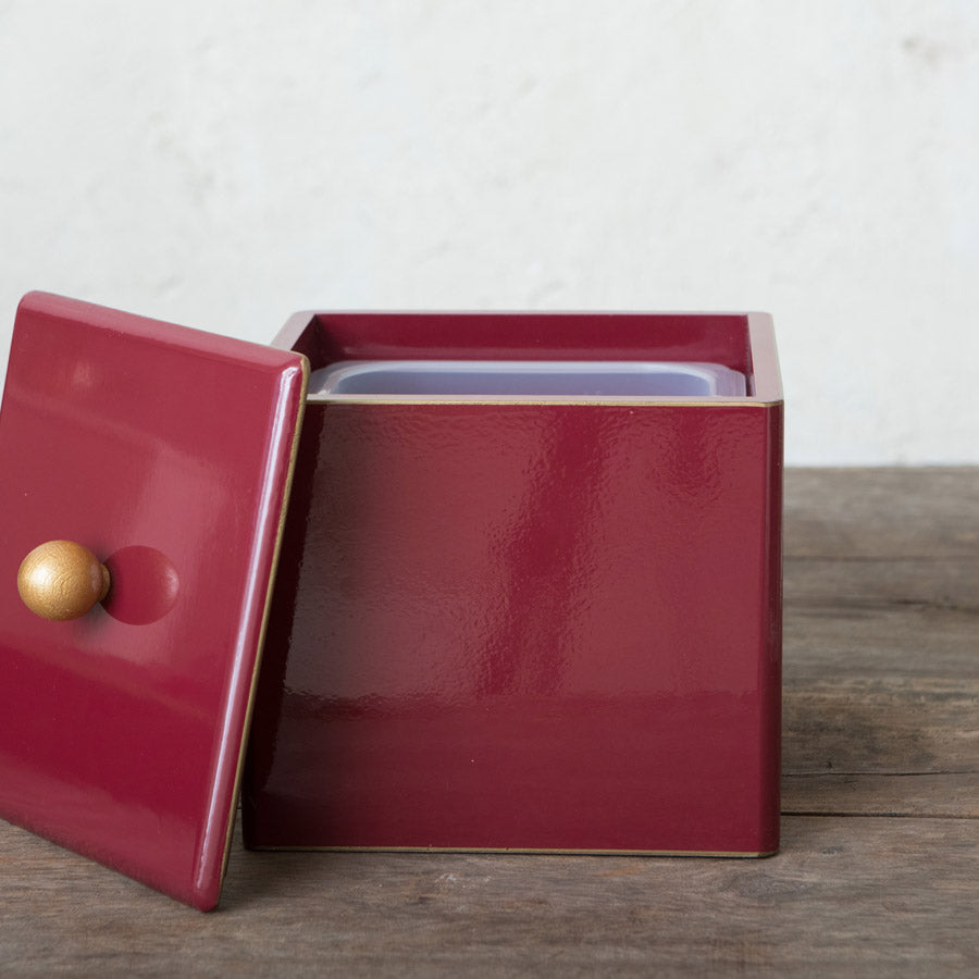 Hielera Lacada Burdeos