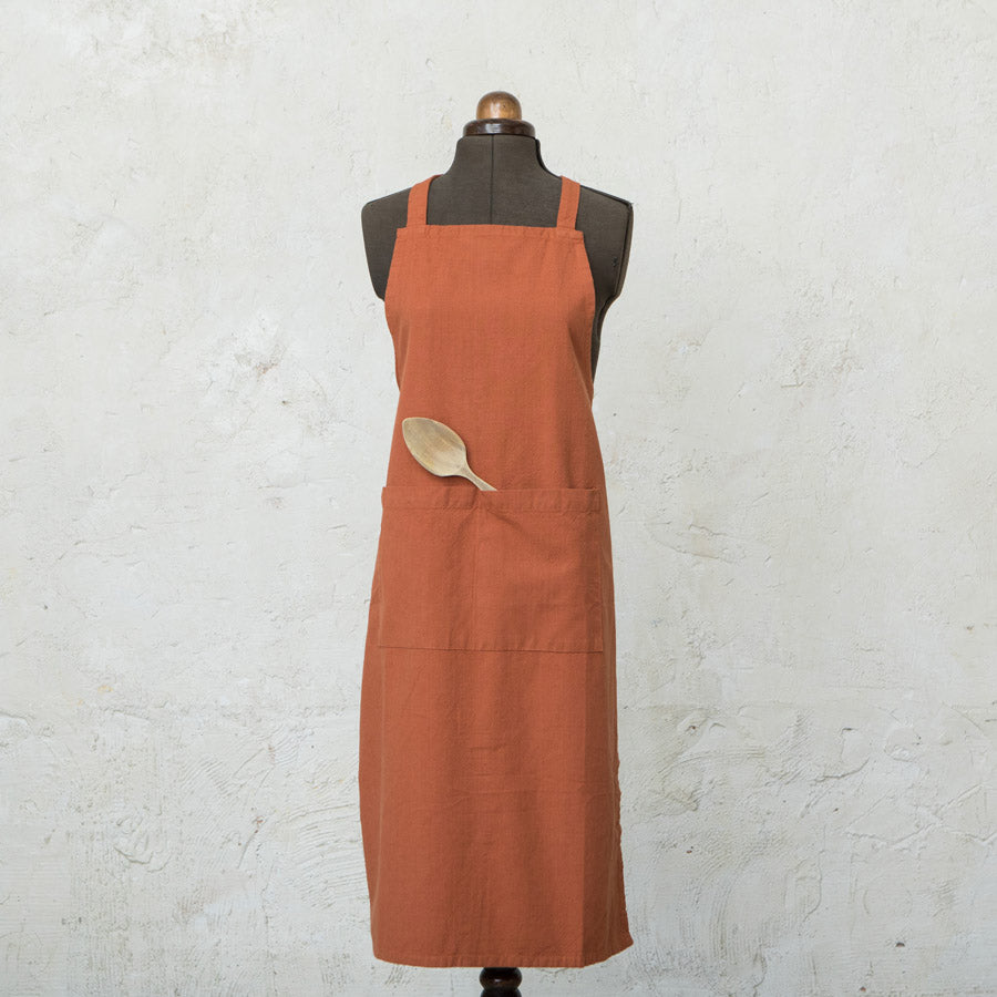 Delantal de Algodón Naranja