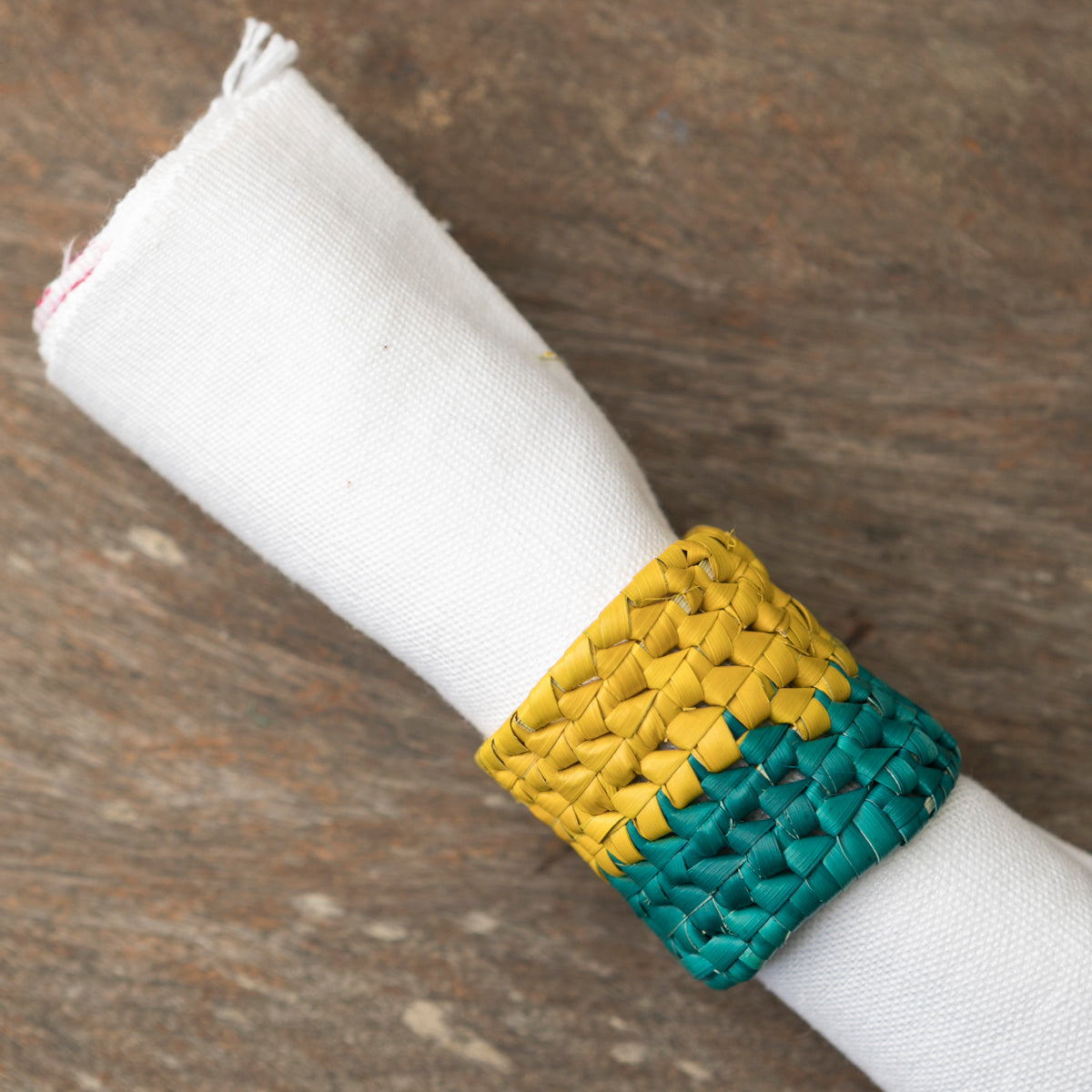 Bicolor Mixtec Napkin Holder