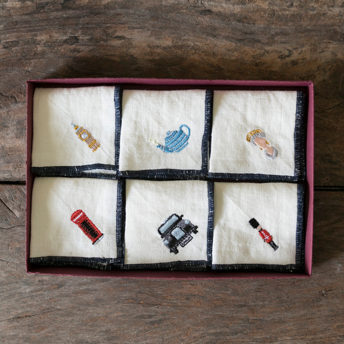Linen Cocktail Napkins - UK