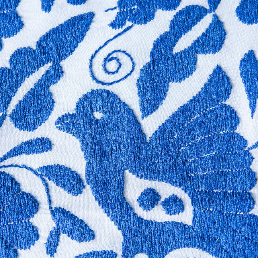 Mantel Bordado - Azul