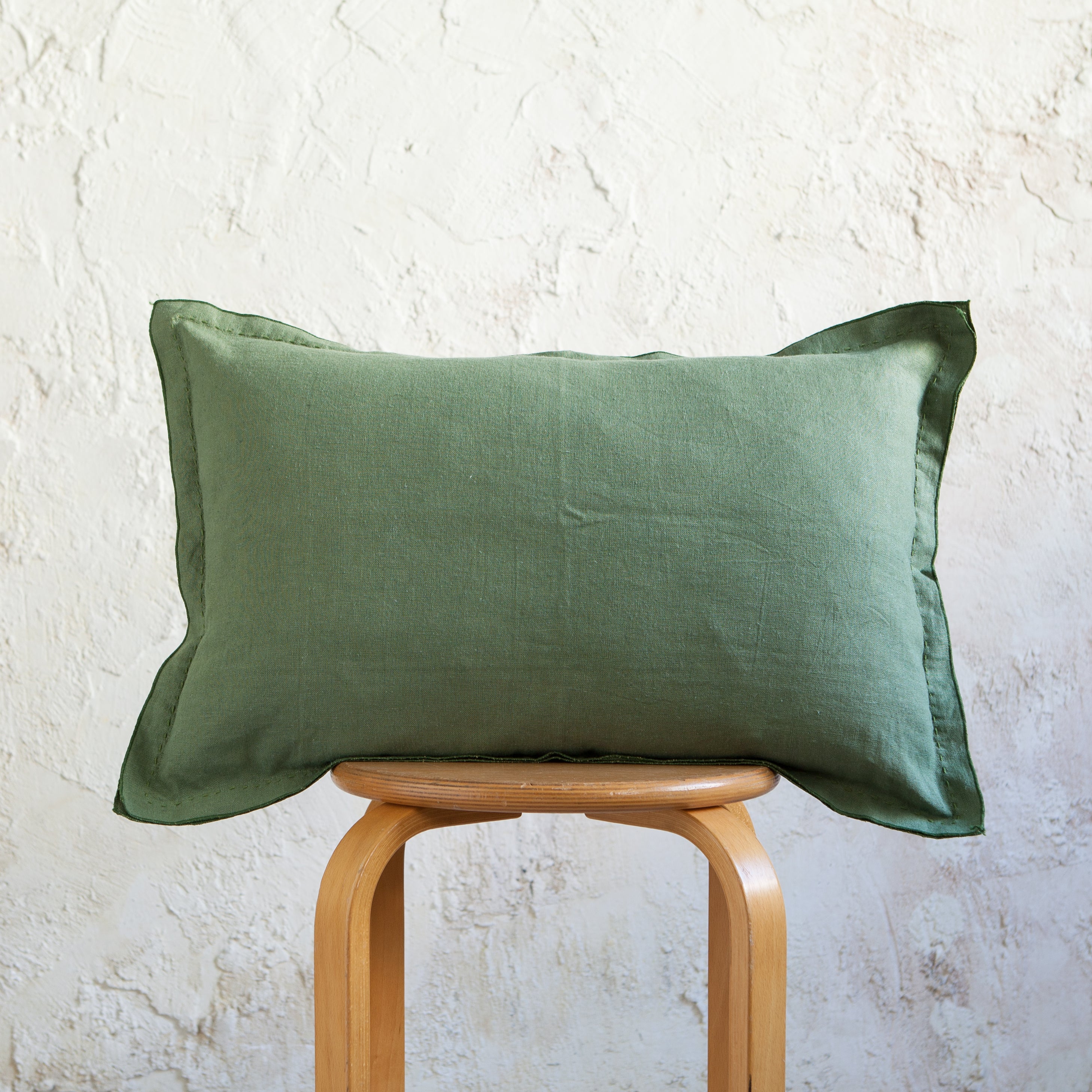 Cojin Lino Verde