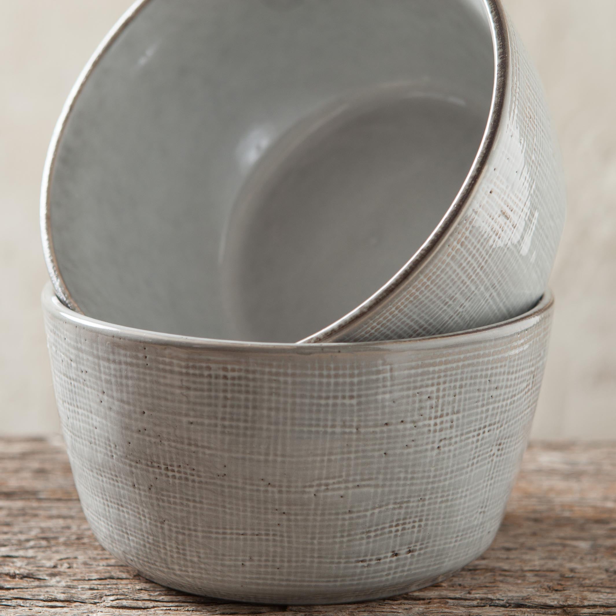 Cuenco Stoneware Blanco